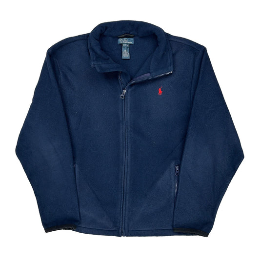 Age 10-12 Polo By Ralph Lauren Fleece Jacket - Medium Navy Polyester