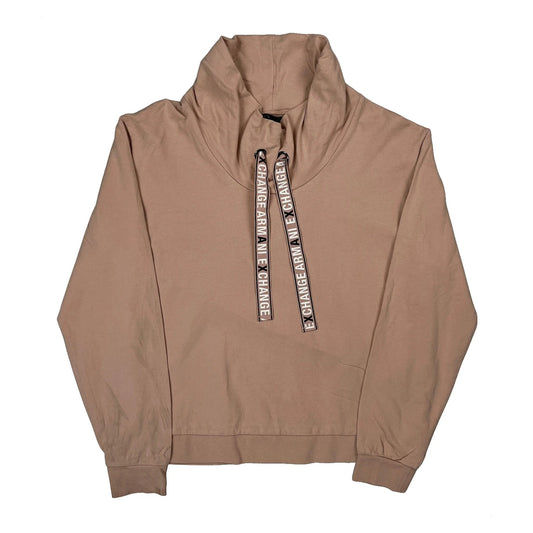 Armani Exchange Hoodie - Medium Beige Cotton