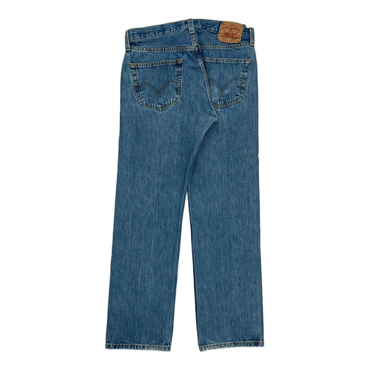 501 Levis Jeans - 32W 31L Blue Cotton