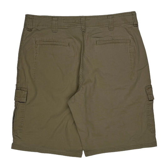 Wrangler Cargo Shorts - 35W 10L Khaki Cotton