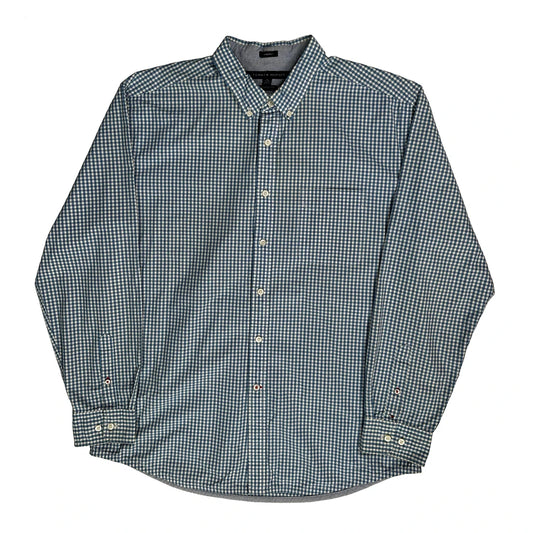 Tommy Hilfiger Checked Shirt - XL Blue Cotton