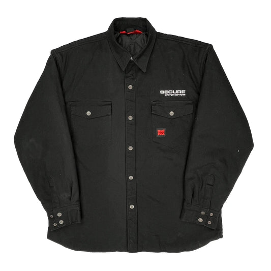 Vintage Tough Duck Workwear Jacket - Large Black Cotton