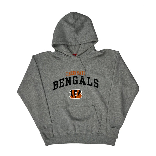Cincinnati Bengals Nfl Graphic Hoodie - Medium Grey Polyester Blend