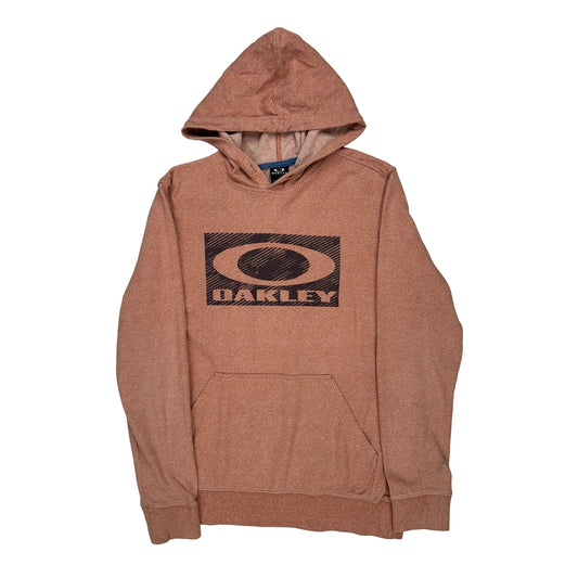 Oakley Hoodie - Small Brown Cotton Blend