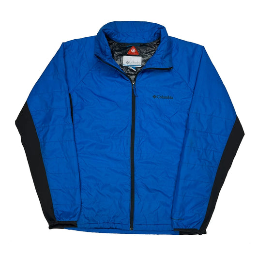 Vintage Columbia Jacket - Large Blue Polyester