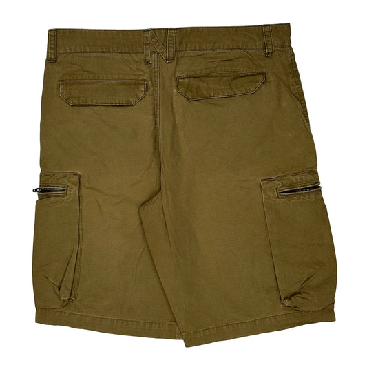 Nike Cargo Shorts - 33W 10L Khaki Cotton