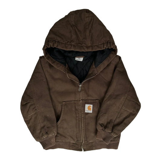 Age 4-5 Carhartt Jacket - XS Brown Cotton Blend