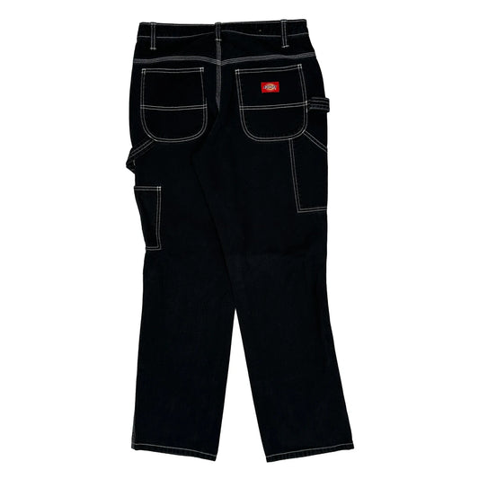 Vintage Dickies Carpenter Trousers - 30W 30L Black Cotton