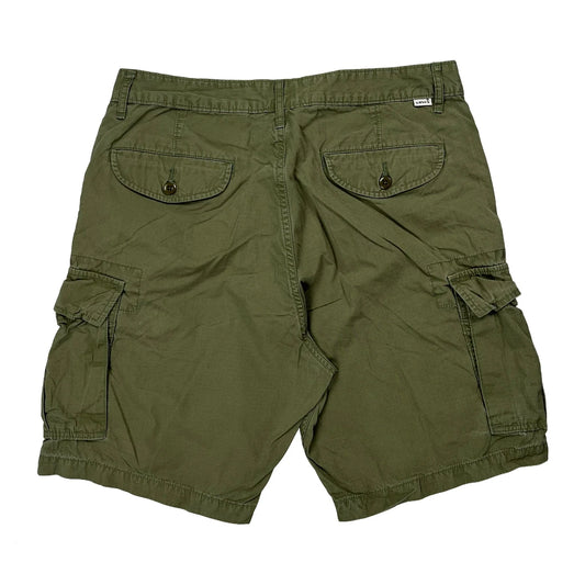 Sonoma Cargo Shorts - 33W 10L Green Cotton
