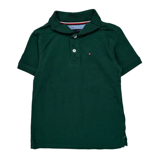 Vintage Age 5 Tommy Hilfiger Polo Shirt - Small Green Cotton