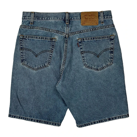 Vintage Levis Denim Shorts - 32W 9L Blue Denim