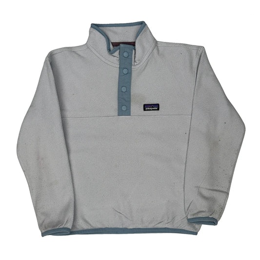 Vintage Age 7-8 Patagonia Fleece - Small Grey Polyester