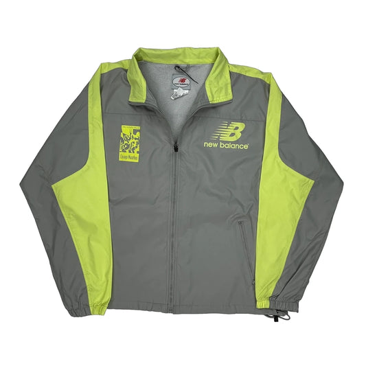 Chicago Marathon New Balance Graphic Windbreaker - XL Grey Polyester
