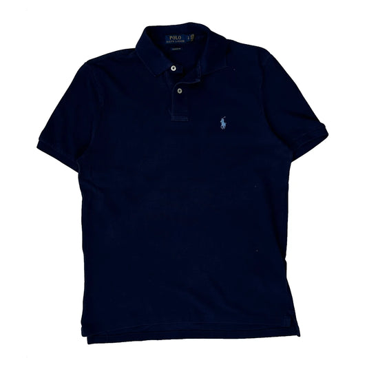 Vintage Polo By Ralph Lauren Polo Shirt - Small Navy Cotton