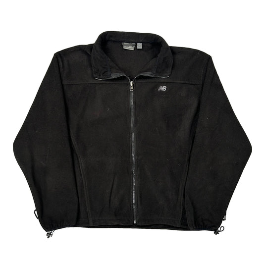 Vintage New Balance Fleece Jacket - XL Black Polyester