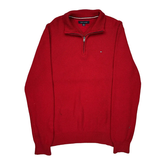 Tommy Hilfiger Jumper - XL Red Cotton