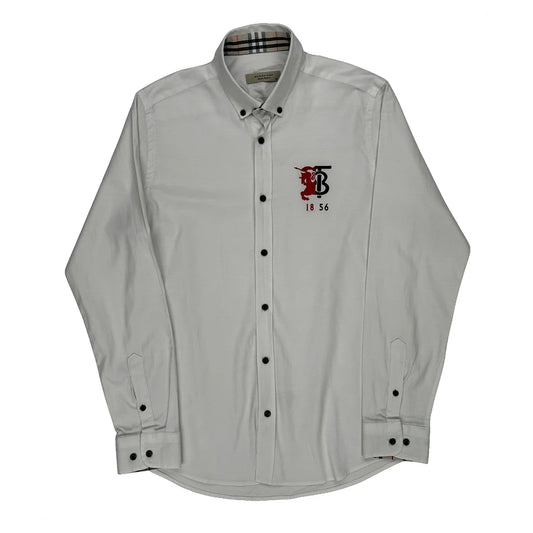 Burberry Shirt - Medium White Cotton