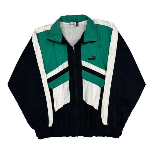 Puma Track Jacket - Medium Black Polyester
