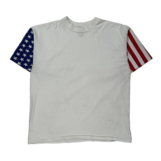 Unbranded Striped T-Shirt - No Size Blue Cotton