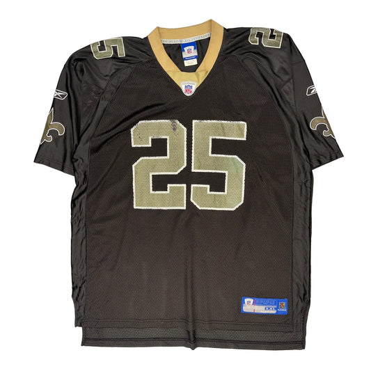 New Orleans Saints Reebok Nfl Jersey - 2XL Black Polyester