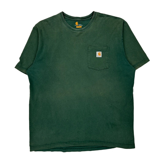 Carhartt T-Shirt - XL Green Cotton