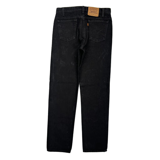 Levis 505 Jeans - 32W 32L Black Cotton