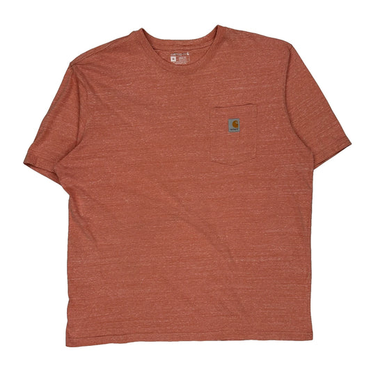 Carhartt T-Shirt - XL Red Cotton