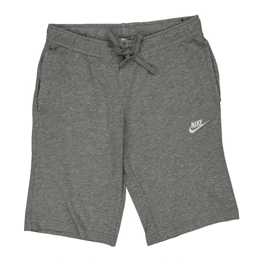 Nike Sport Shorts - Small Grey Cotton Blend