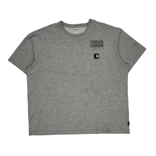 Kpjci Astec Carhartt T-Shirt - 2XL Grey Cotton Blend