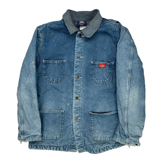 Dickies Denim Jacket - Large Blue Denim