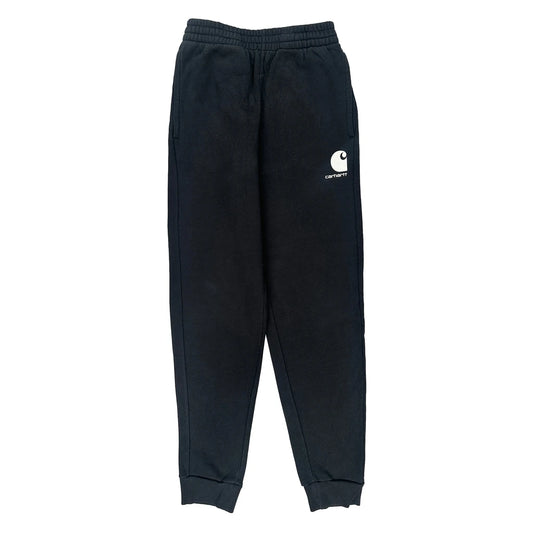 Age 12 Carhartt Joggers - Medium Black Cotton Blend