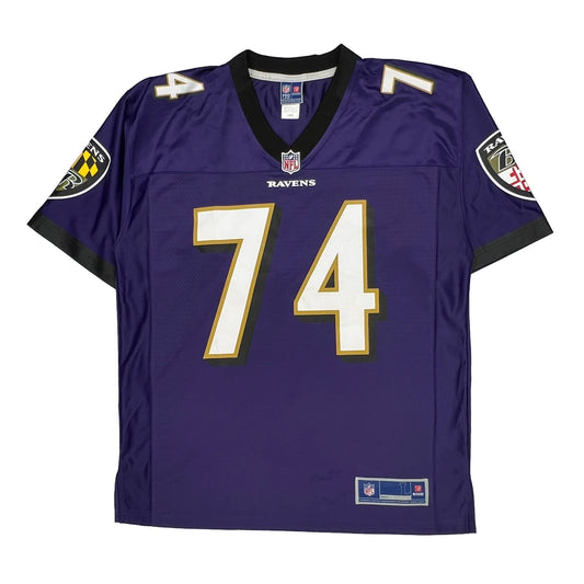 Ravens N.F.L. Pro Line Nfl Jersey - Large Purple Polyester
