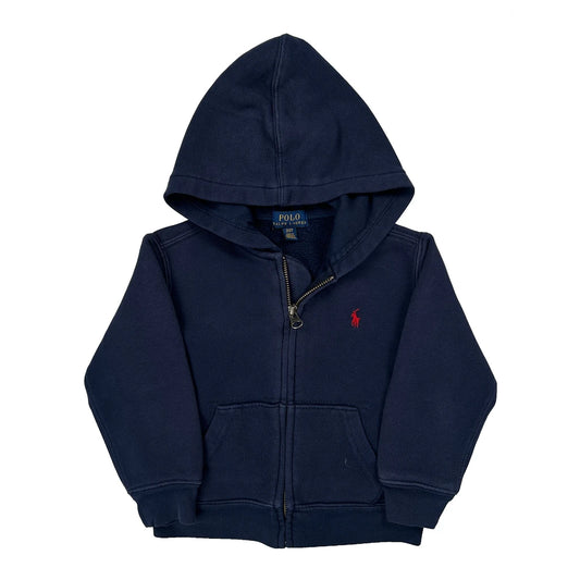 Age 2 Polo By Ralph Lauren Hoodie - 2XS Navy Cotton