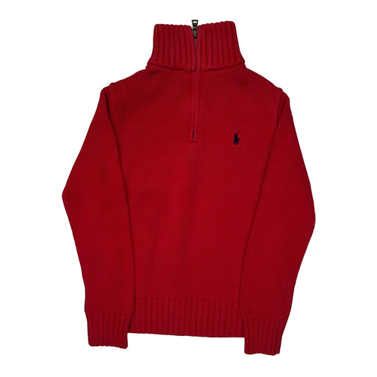 Polo By Ralph Lauren Jumper - Small Red Cotton