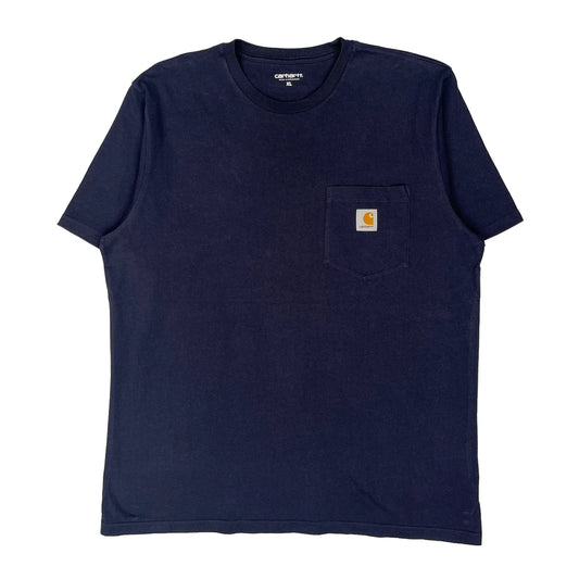 Carhartt T-Shirt - XL Blue Cotton
