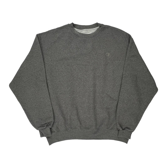 Eco Authentic Champion Sweatshirt - XL Grey Cotton Blend