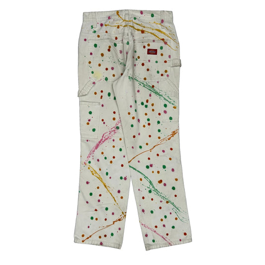 Dickies Carpenter Trousers - 28W UK 8 Multicoloured Cotton
