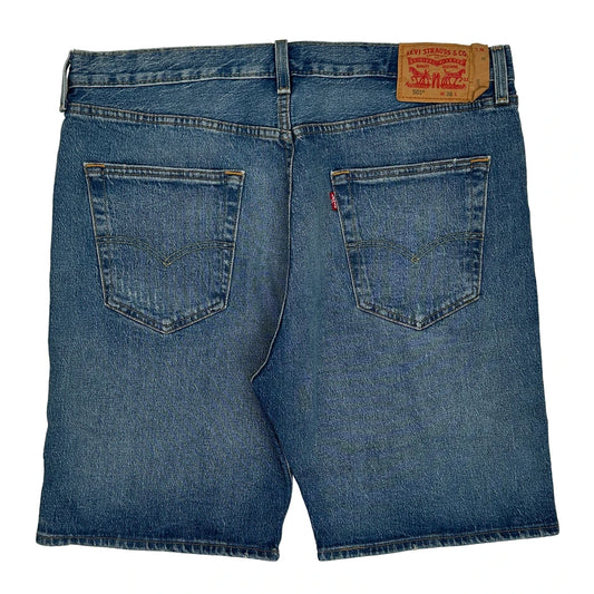 Levis Denim Shorts - 36W 9L Blue Denim