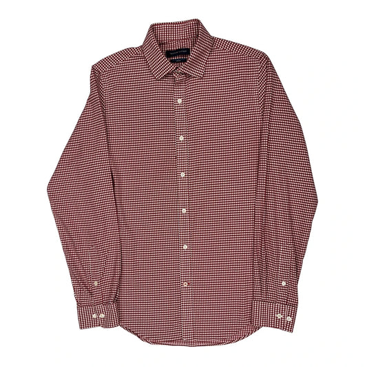 Tommy Hilfiger Checked Shirt - Medium Red Cotton