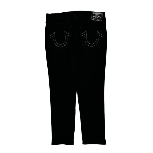 Geno True Religion Slim Jeans - 38W 31L Black Cotton Blend