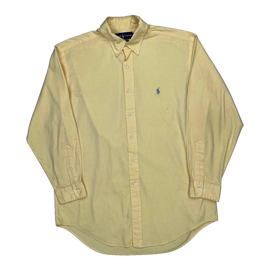 Ralph Lauren Shirt - Large Yellow Cotton