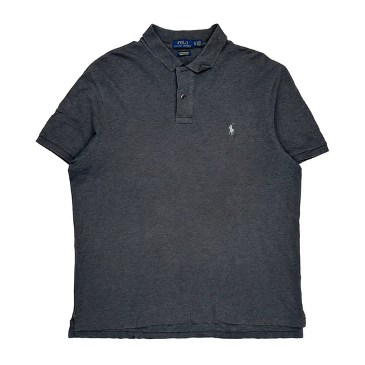 Polo By Ralph Lauren Slim Fit Polo Shirt - XL Grey Cotton