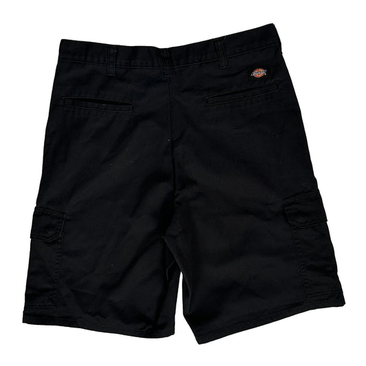 Vintage Dickies Cargo Shorts - 32W 11L Black Polyester Blend