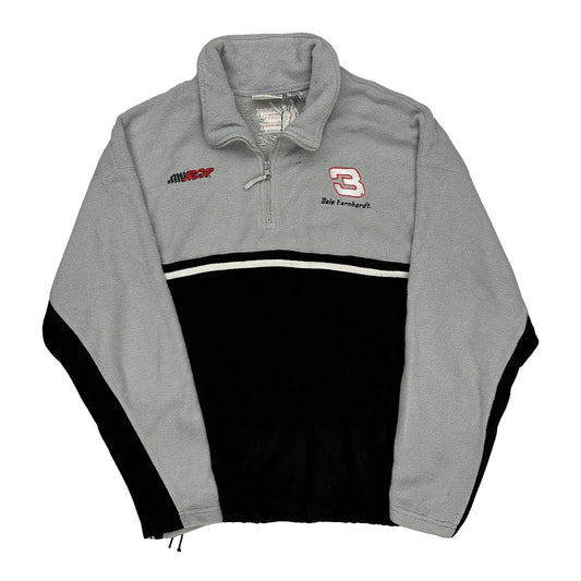 Dale Earnhardt Nascar Fleece 1/4 Zip - 2XL Black Polyester