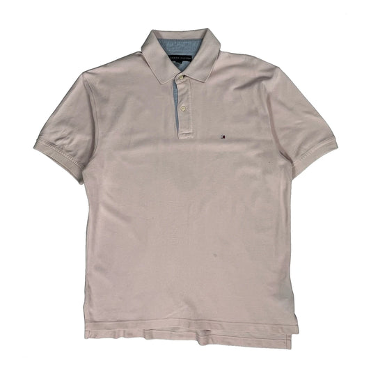 Tommy Hilfiger Polo Shirt - Large Pink Cotton