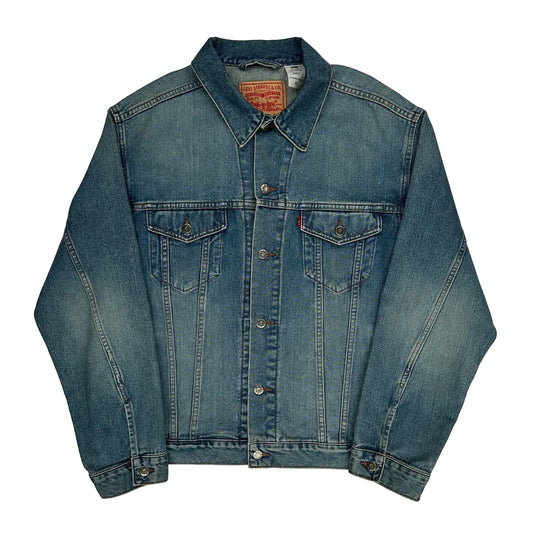 Levis Denim Jacket - XL Blue Cotton