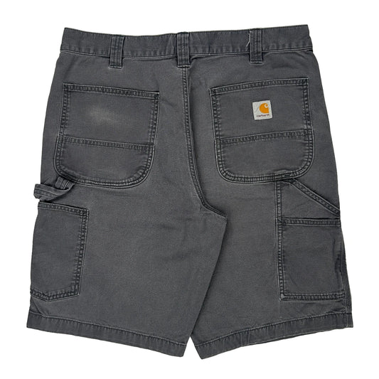 Carhartt Carpenter Shorts - 34W 10L Grey Cotton