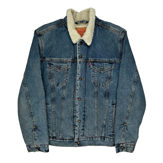 Levis Denim Jacket - Large Blue Denim