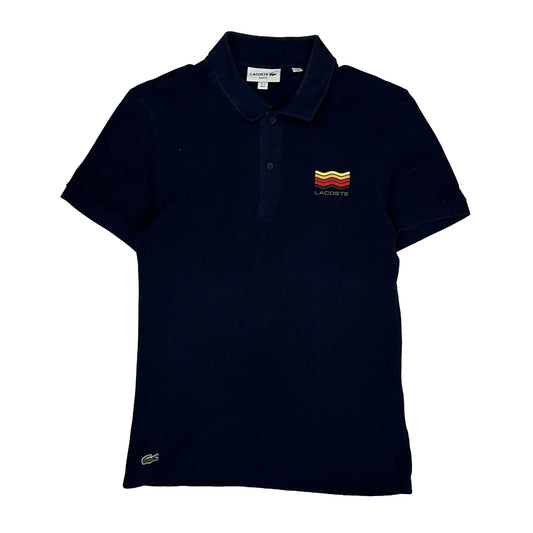 Lacoste Slim Fit Polo Shirt - Medium Navy Cotton