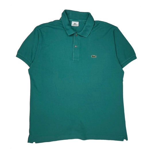 Lacoste Polo Shirt - XL Green Cotton